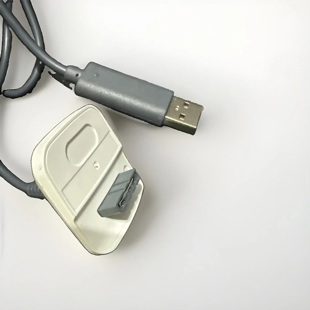 (2)Xbox 360 Play And Charge Kit Controller USB Charging Cable Plug Dongle USA